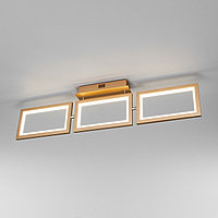 Потолочный светодиодный светильник Eurosvet 90223/3 матовое золото