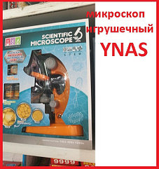 Детский игрушечный микроскоп арт. 1013 с аксессуарами 4 вида расцветок. игрушка микроскоп для детей