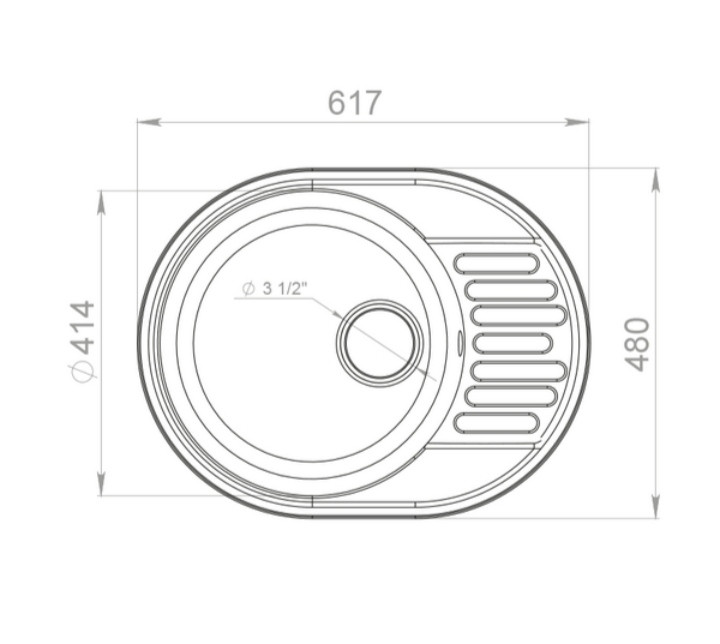 Кухонная мойка GranFest Quarz GF-Z58 - фото 7 - id-p105552039