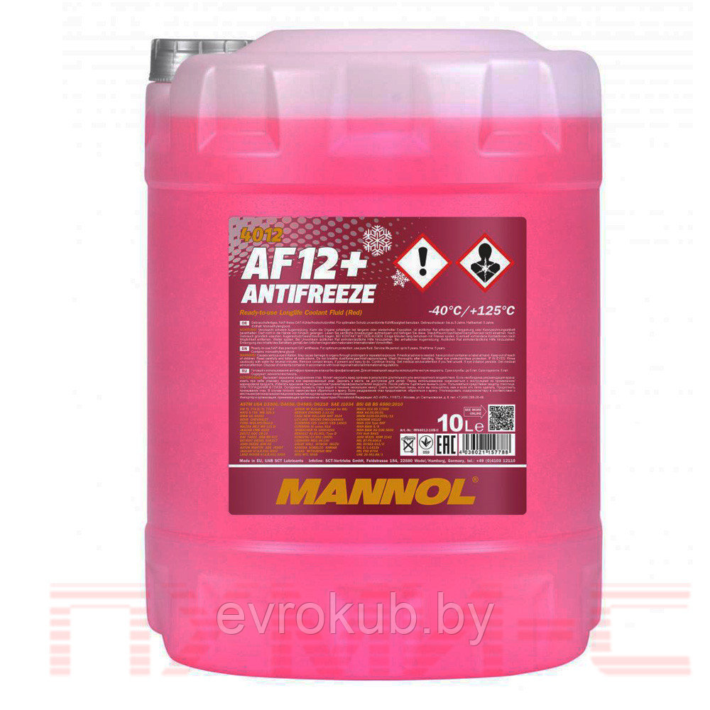 Mannol Antifreeze AF12+ (-40 °) Longlife 4012
