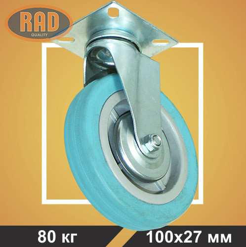 Колесная опора аппаратная поворотная RAD RB 100 - фото 1 - id-p158628008