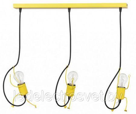 Светильник подвесной EMIBIG BOBI 3 YELLOW 536/3 3X60W, E27 - фото 1 - id-p158734879