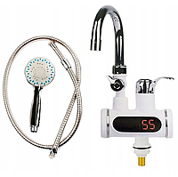 Электрический кран-водонагреватель с дисплеем и душем HY30-07