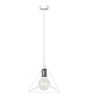 Светильник подвесной VESTA 17131 LOFT 1x60W, E27 бело-золотой