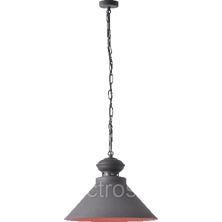 Светильник подвесной VESTA 17231 LOFT 1х60W, E27 серый - фото 1 - id-p158734911