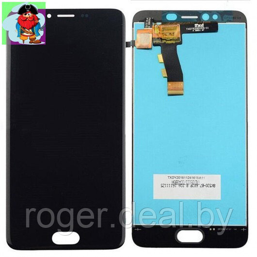 Экран для Meizu M5 Mini (M5) с тачскрином, цвет: черный - фото 1 - id-p62241383