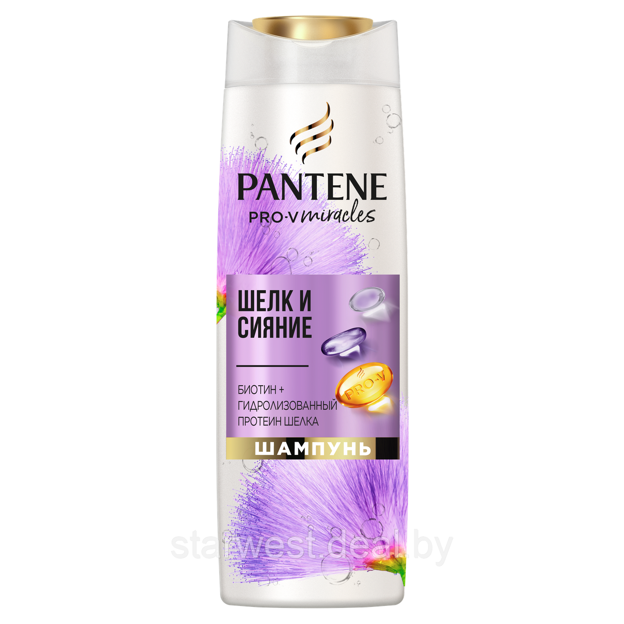 Pantene Pro-V Miracles Шелк и Сияние 300 мл Шампунь для волос - фото 2 - id-p158756487