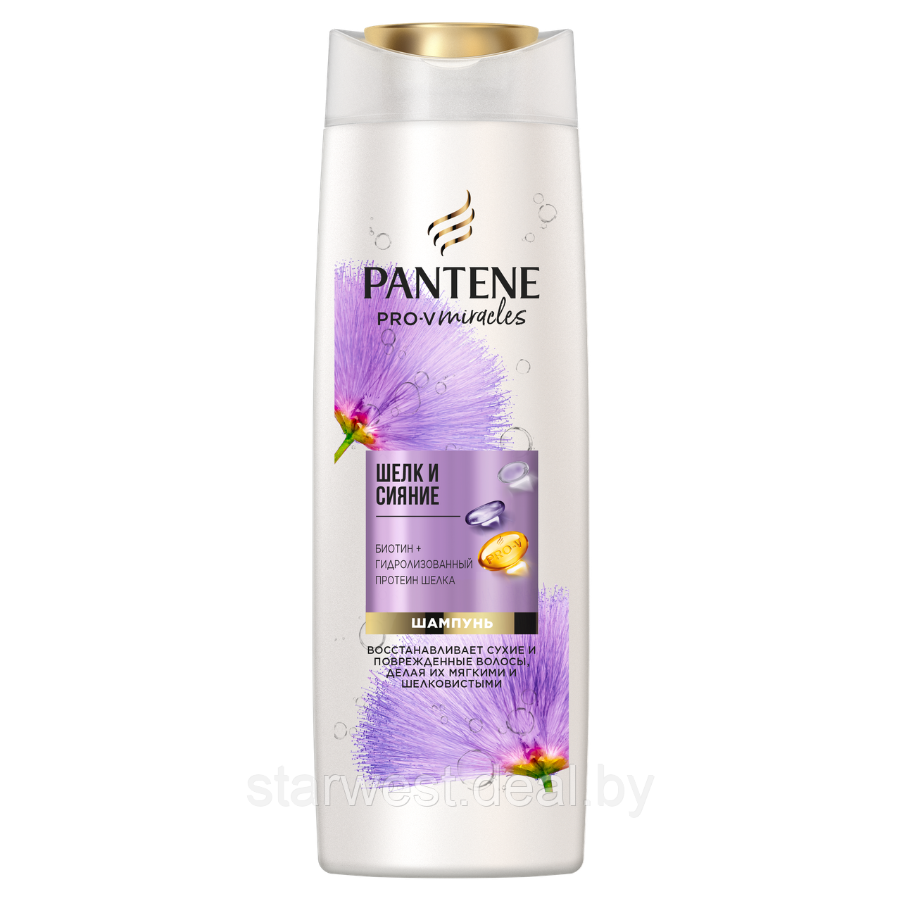 Pantene Pro-V Miracles Шелк и Сияние 300 мл Шампунь для волос - фото 1 - id-p158756487