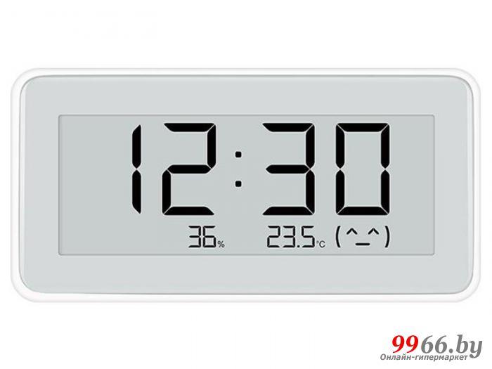 Умные часы электронные настольные Xiaomi Mijia Temperature LYWSD02MMC термогигрометр на батарейках - фото 1 - id-p158500634