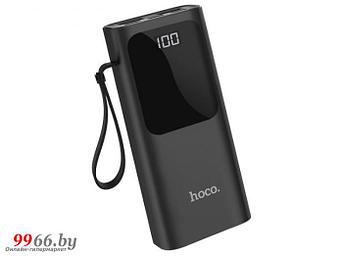 Повербанк внешний аккумулятор Hoco J41 Treasure 10000mAh черный power bank пауэрбанк для телефона