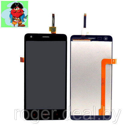 Экран для Xiaomi Redmi 2 с тачскрином в рамке , цвет: черный - фото 1 - id-p35910325