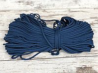 Шнур хлопковый с сердечником 5мм разные цвета 100м