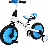 Велосипед  беговел трансформер детский X TRIKE 2 в 1 (арт.3940002B) голубой, фото 1