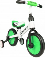 Велосипед беговел трансформер детский X TRIKE 2 в 1 (арт.3940002B) зеленый