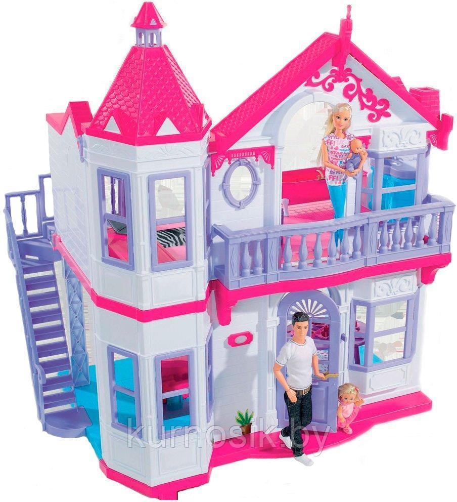 Домик для кукол "My Dreamhause" 2 этажа с аксессуарами, высота домика 84 см 6991 - фото 4 - id-p158764803
