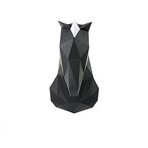 Единорог Вальдемар (черный). 3D конструктор - оригами из картона, фото 3
