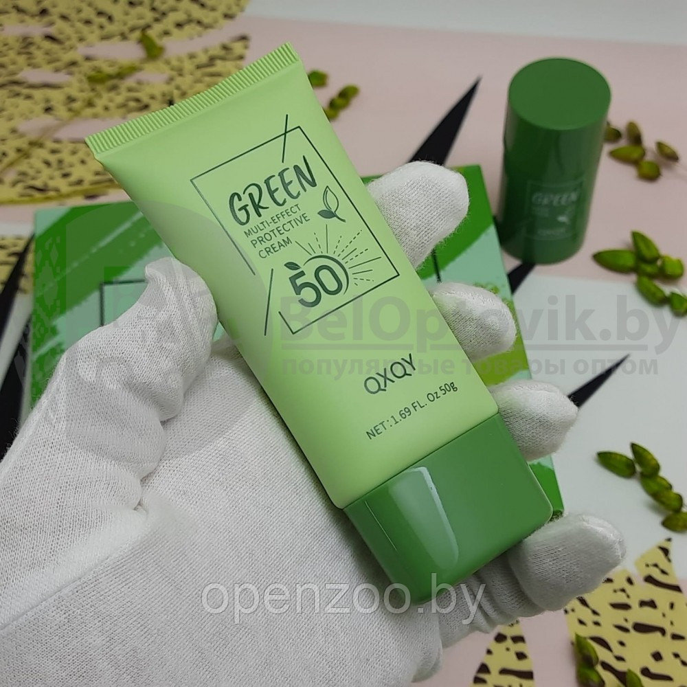 Ликвидация Набор уходовой косметики для лица с экстрактом зеленого чая (глиняная маска - стик, 50 g - фото 3 - id-p158767538