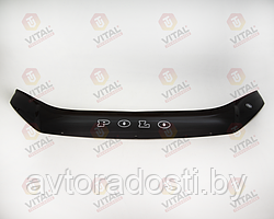 Дефлектор капота для Volkswagen Polo Sedan (2015-2020) рестайлинг / Фольксваген Поло [VW42] VT52