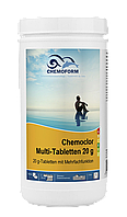 Химия для бассейна CHEMOFORM All-in-one Мульти-таблетки 20 г 1 кг, Германия