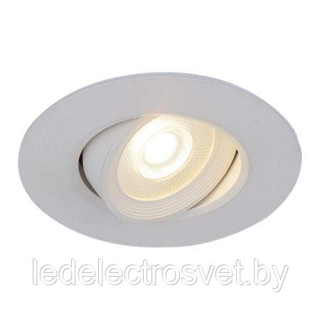 Встраиваемый потолочный светодиодный светильник 9914 LED 6W WH белый - фото 1 - id-p158741363