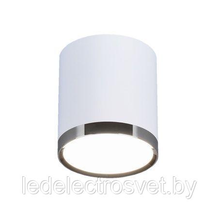 Накладной потолочный светодиодный светильник DLR024 6W 4200K белый матовый - фото 1 - id-p158741395