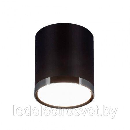 Накладной потолочный светодиодный светильник DLR024 6W 4200K черный матовый - фото 1 - id-p158741397