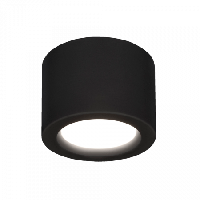 Накладной потолочный светодиодный светильник DLR026 6W 4200K черный матовый