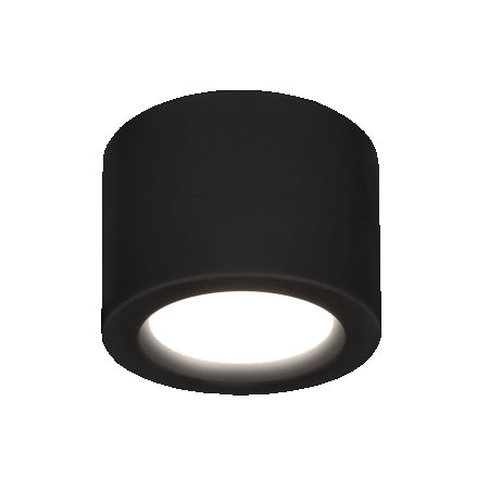 Накладной потолочный светодиодный светильник DLR026 6W 4200K черный матовый - фото 1 - id-p158741399