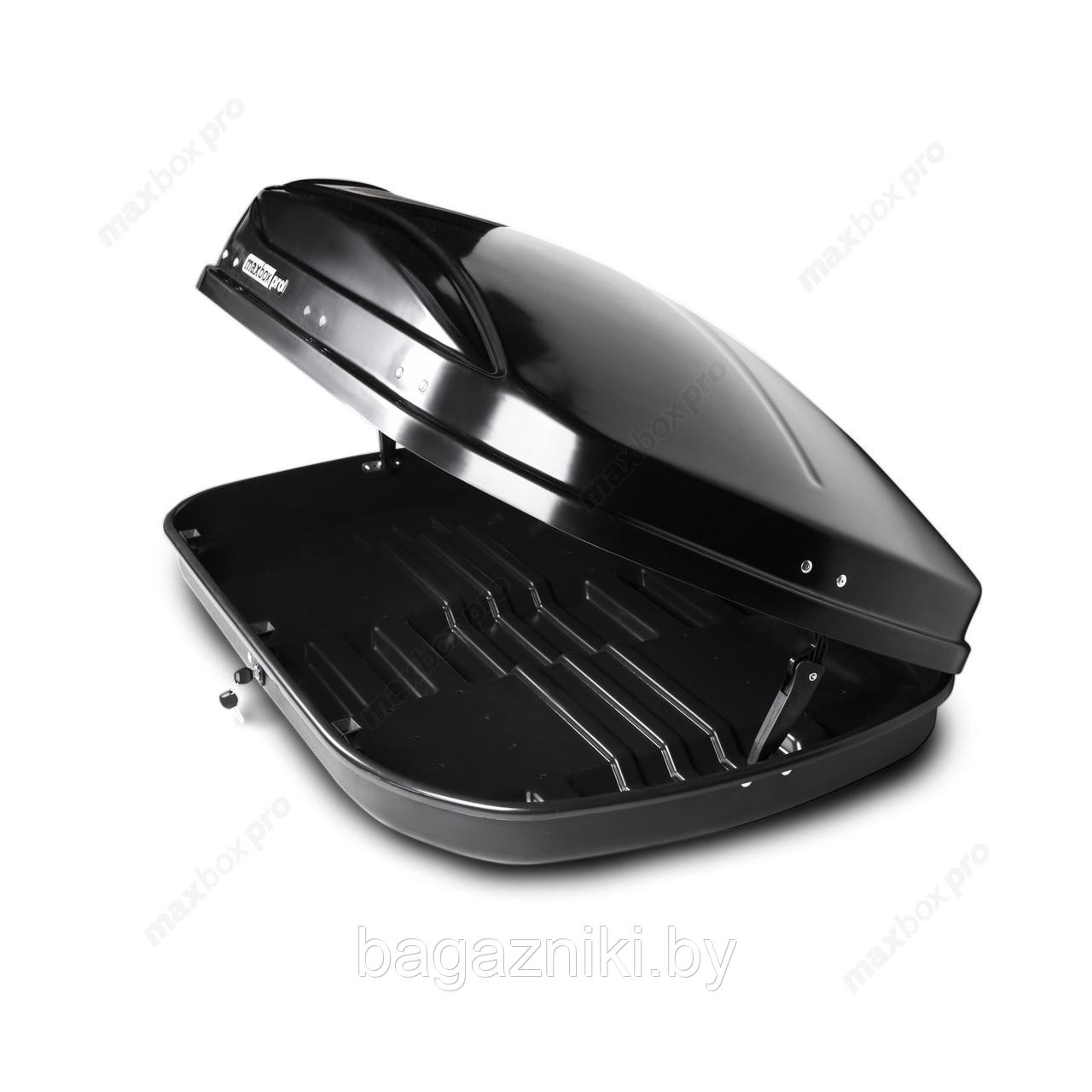 Автобокс MaxBox PRO 430 черный глянец (136х96х42см;430л) - фото 2 - id-p158806149