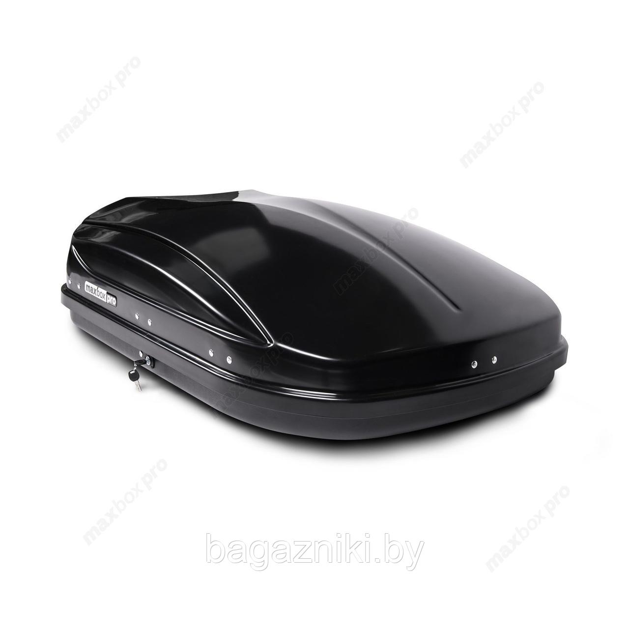 Автобокс MaxBox PRO 430 черный глянец (136х96х42см;430л) - фото 3 - id-p158806149