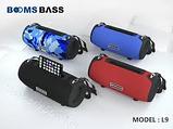Беспроводная портативная колонка Booms Bass L9 Bluetooth Speaker/ Красный, фото 2