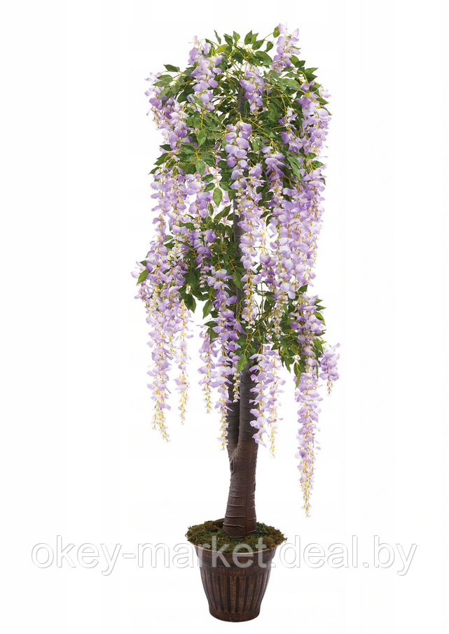 Дерево искусственное декоративное Глициния фиолетовая 190см - фото 1 - id-p158807801