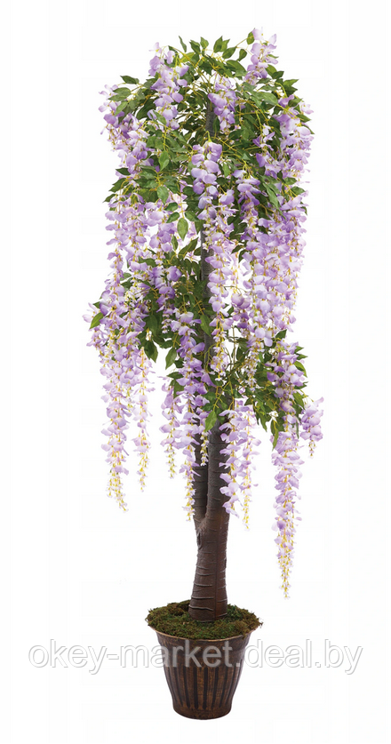Дерево искусственное декоративное Глициния фиолетовая 190см - фото 2 - id-p158807801