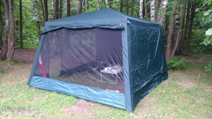 Шатер-палатка для отдыха с москитной сеткой Lanyu LY-1628C(250x250x235) - фото 2 - id-p158810805