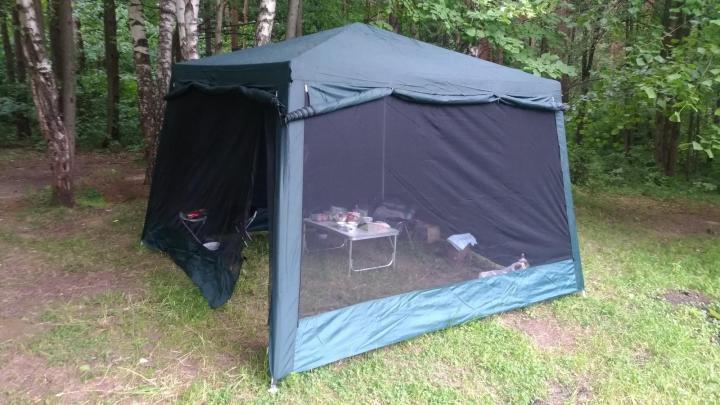 Шатер-палатка для отдыха с москитной сеткой Lanyu LY-1628C(250x250x235) - фото 3 - id-p158810805
