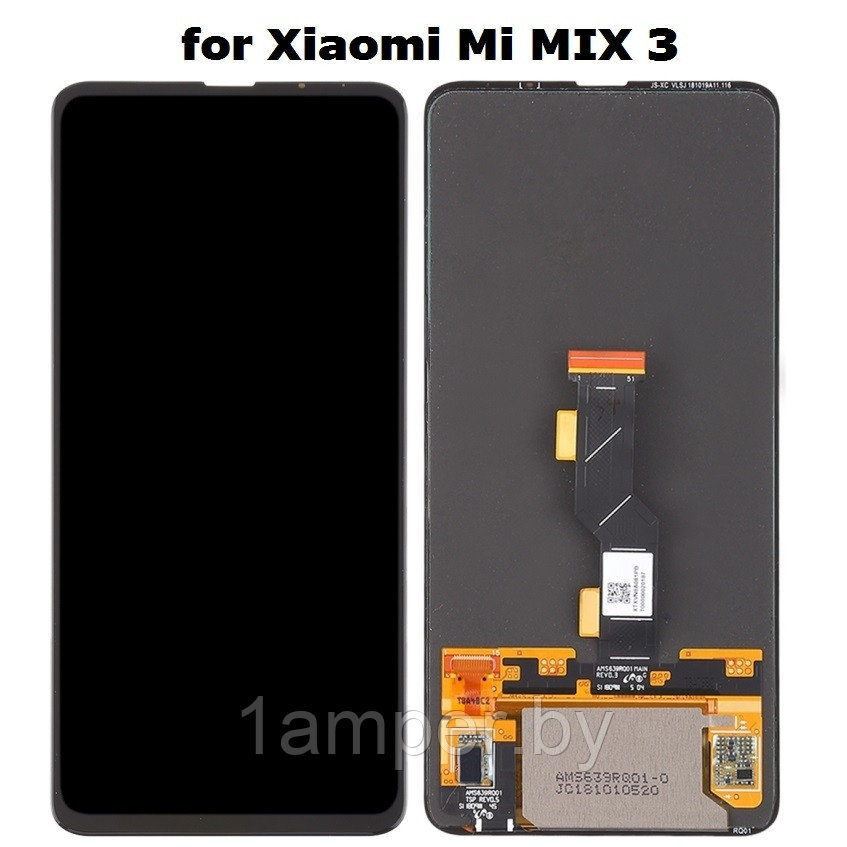 Дисплей AMOLED для Xiaomi Mi Mix 3 В сборе с тачскрином Черный