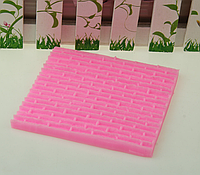 Молд (форма) силиконовый " Кирпичная кладка" для различных материалов.