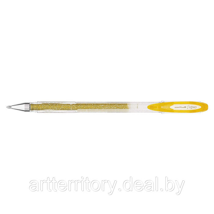 Ручка гелевая SIGNO SPARKLING (1 мм) (Золотая) - фото 2 - id-p158813692