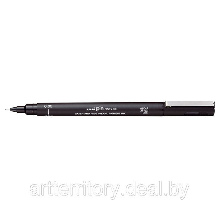 Ручка- лайнер UNI-PIN (черная) (0,03 мм) - фото 2 - id-p158813696
