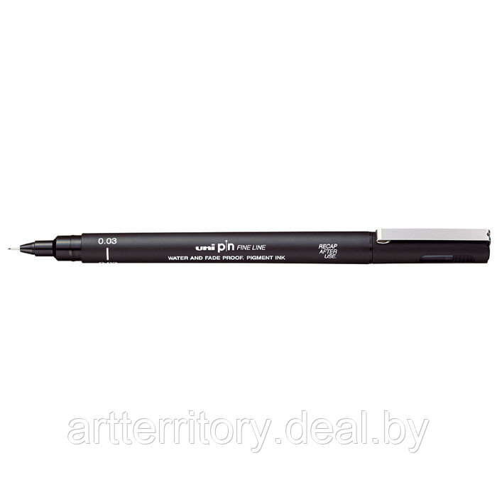 Ручка- лайнер UNI-PIN (черная) (0,03 мм)