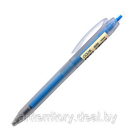 Ручка гелевая автоматическая COLNK (862), 0,5 мм (голубая)