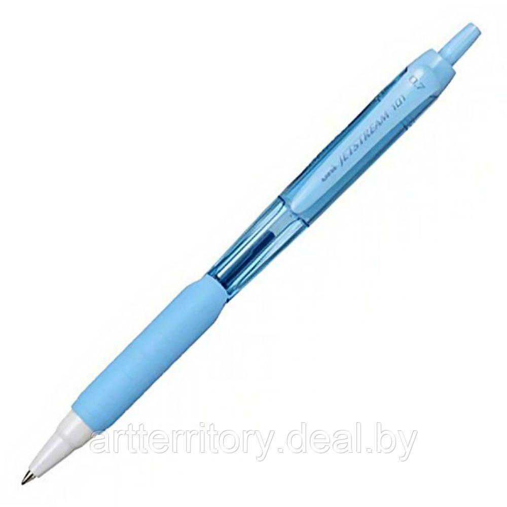 Ручка шариковая автоматическая Mitsubishi Pencil JETSTREAM 101FL, 0.7 мм. (AQUA BLUE) - фото 1 - id-p158816776