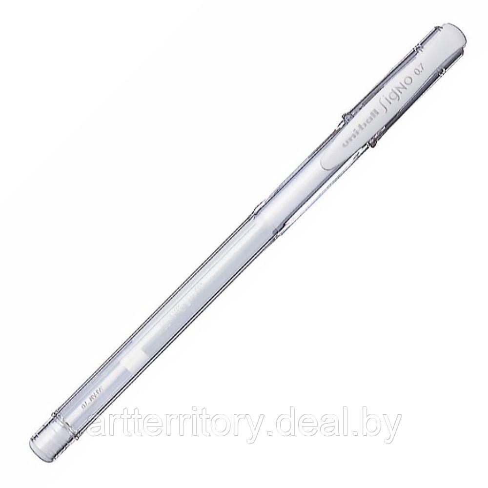 Ручка гелевая Mitsubishi Pencil SIGNO UM-100, 0.7 мм. (белый) - фото 1 - id-p158816777