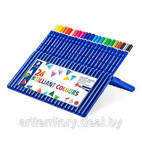 Набор акварельных карандашей STAEDTLER (24 цвета в пластиковом пенале)
