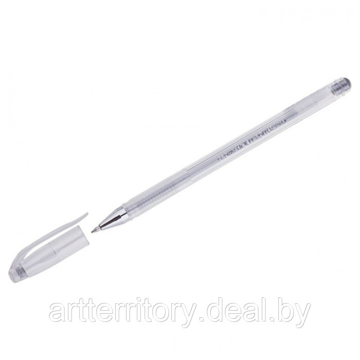Ручка гелевая CROWN Металлик (0,7мм, серебро)