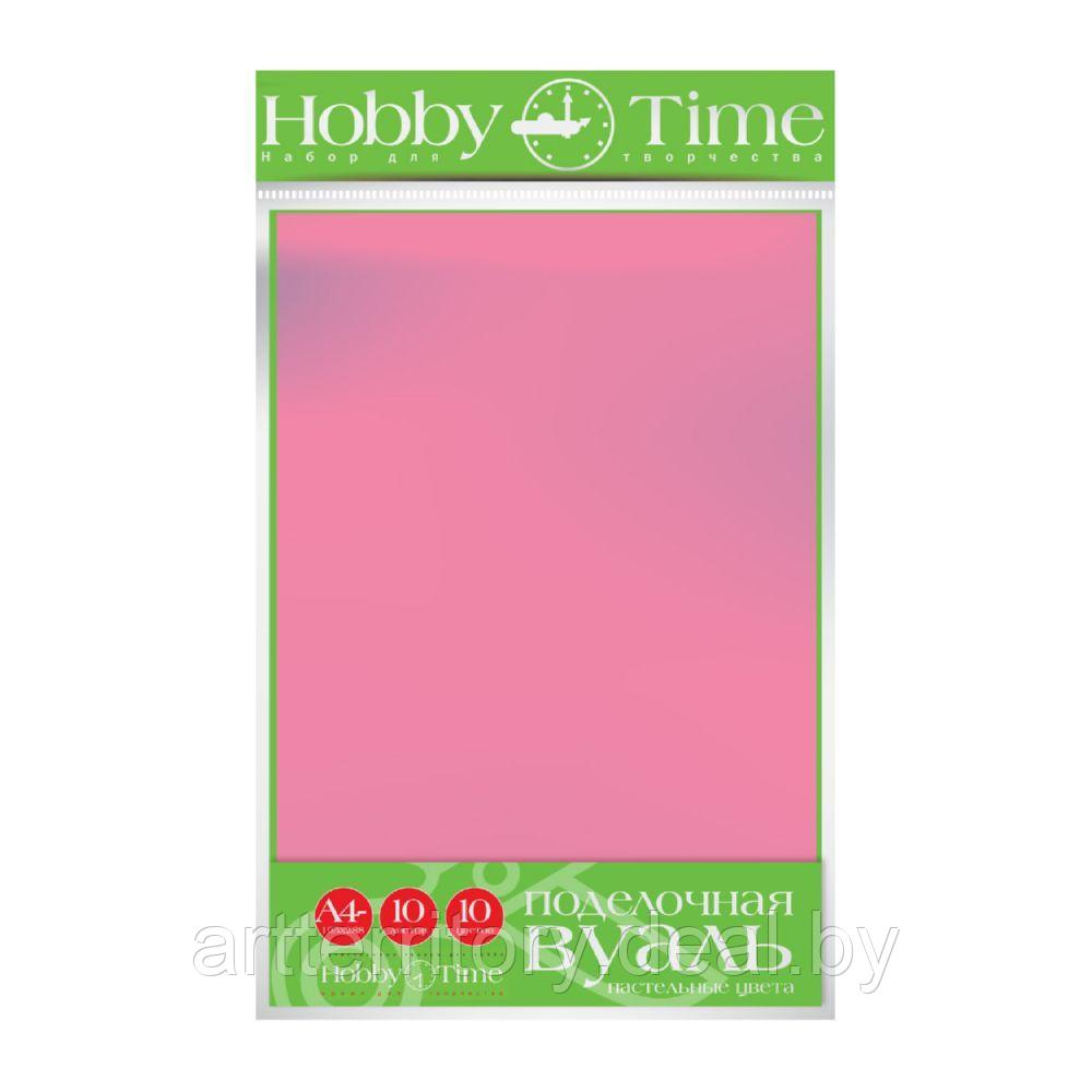 Набор поделочная вуаль "пастельные цвета" HobbyTime, А4, 10 цветов, 10 листов