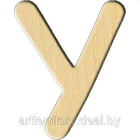 Заготовка деревянная "Буква Y (английская)" 2,6х3 см