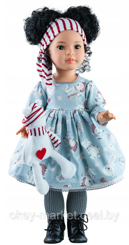 Кукла шарнирная Мэй в голубом платье , 60 см Paola Reina - фото 1 - id-p158818858