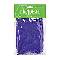 Перья для декорирования HobbyTime, набор №4 "Одноцветные карнавальные" (6 видов)