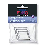 Формы металлические в наборе FIMO "Ромб", набор 3 шт.